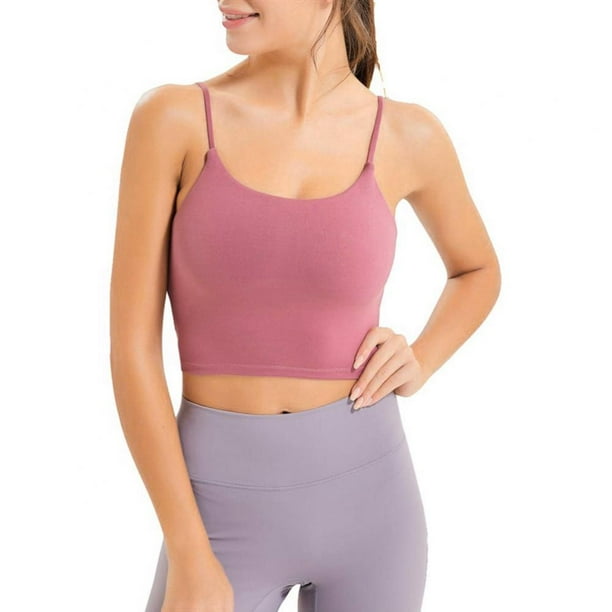 Details about / Women Sports Bra Wireless Back Support Push Up Sportswear Running Workout Vest
